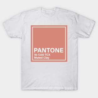 pantone 16-1330 TCX Muted Clay T-Shirt